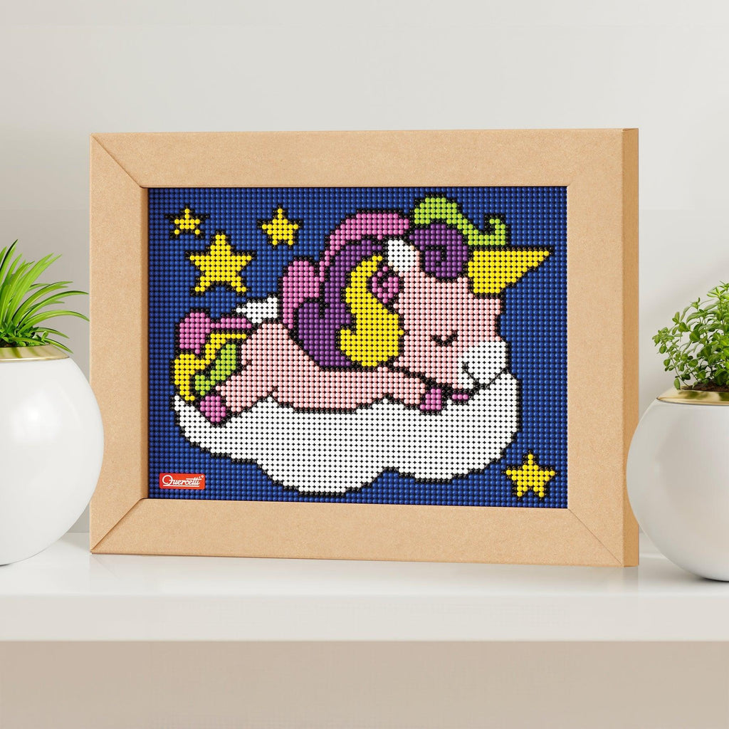 Quercetti Pixel Art 4 Kawaii Design Unicorn - TheToysRoom