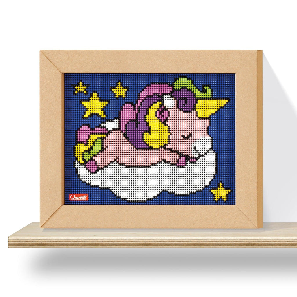 Quercetti Pixel Art 4 Kawaii Design Unicorn - TheToysRoom
