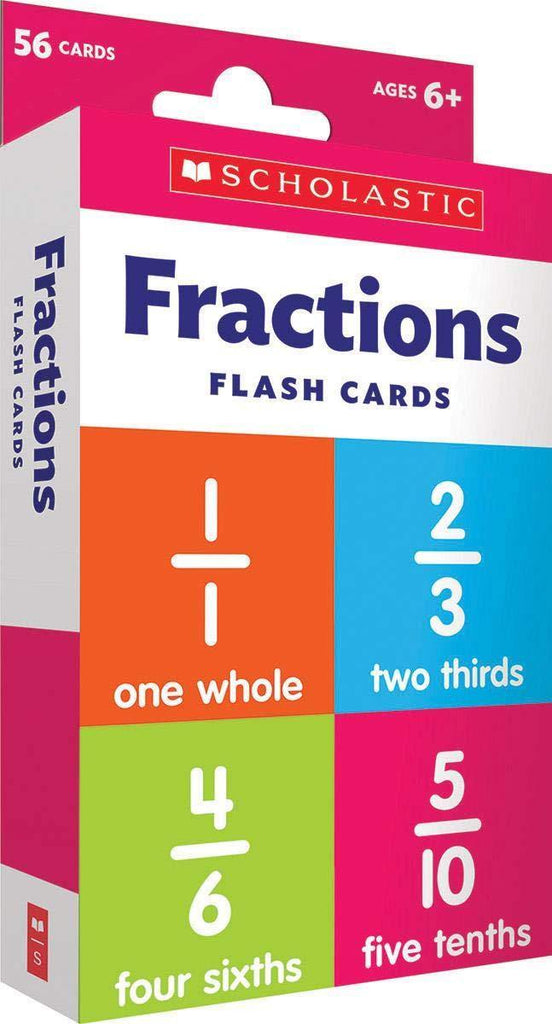 Scholastic Teaching Resources - Flash Cards Fractions - TheToysRoom