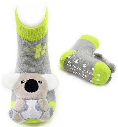 Toy Koala Boogie Toes Rattle Socks - TheToysRoom