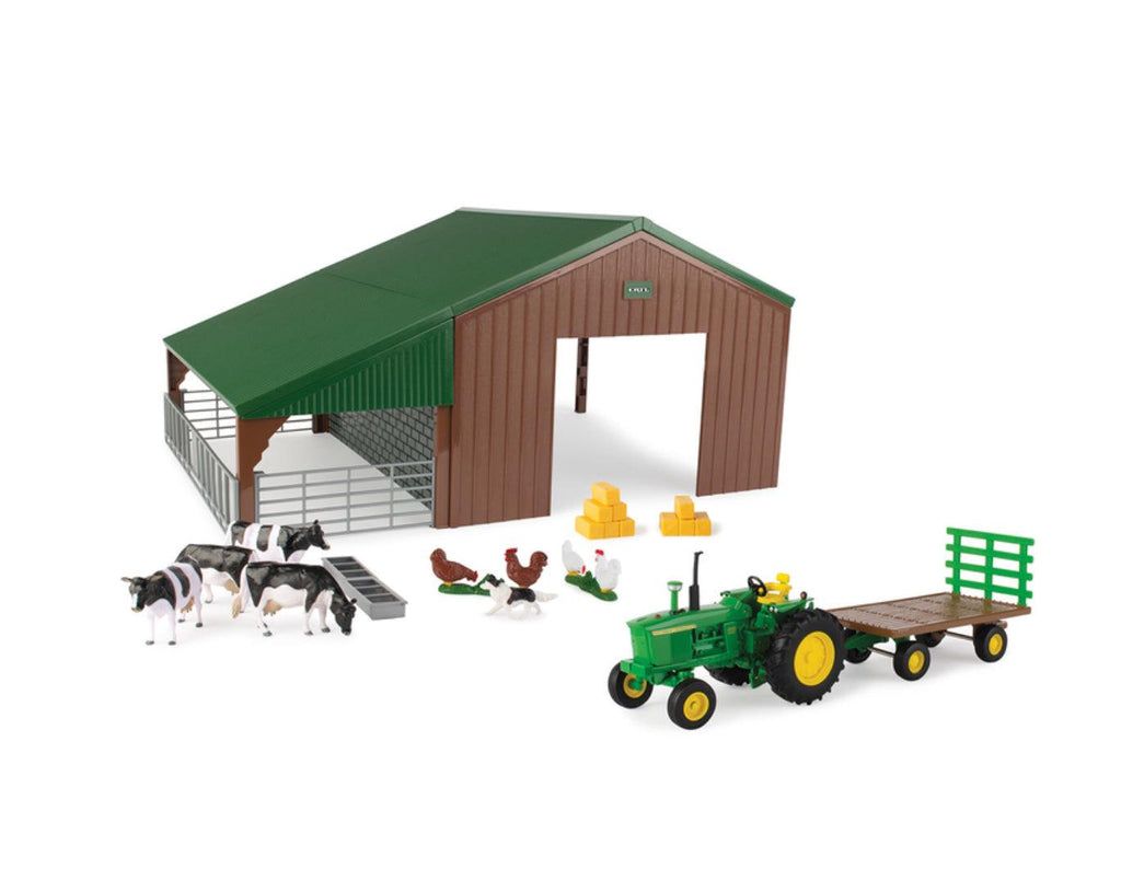 Tractor and Shed Playset 1/32 Building and Accessory Set - TheToysRoom