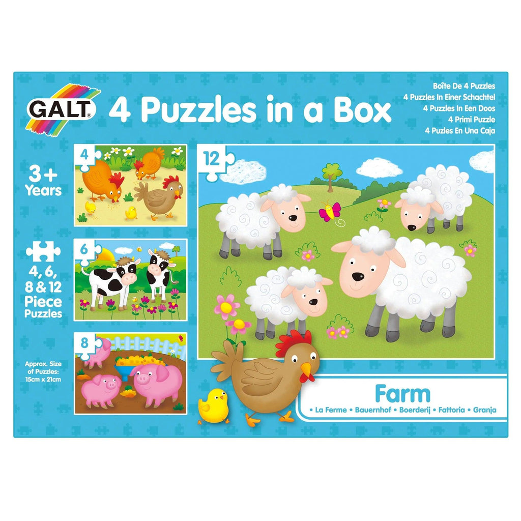 4 Puzzles in a Box - Farm - TheToysRoom