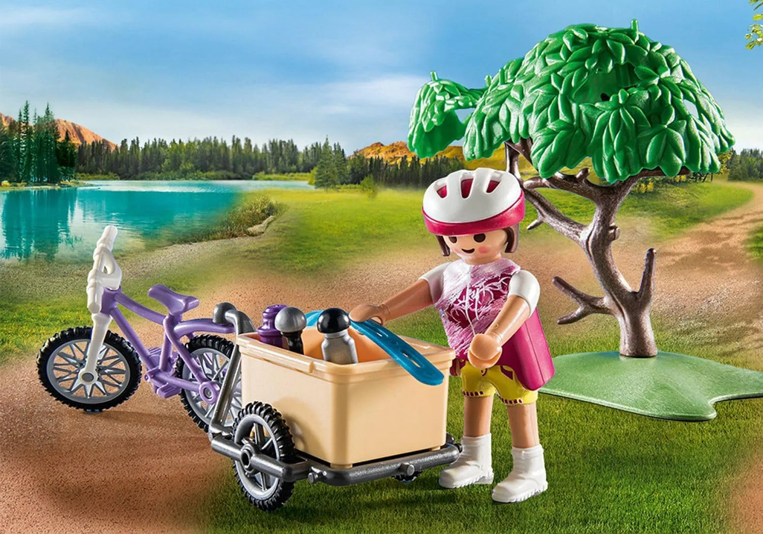 playmobil mountainbiker Playmobil 71426 Mountain Bike Tour