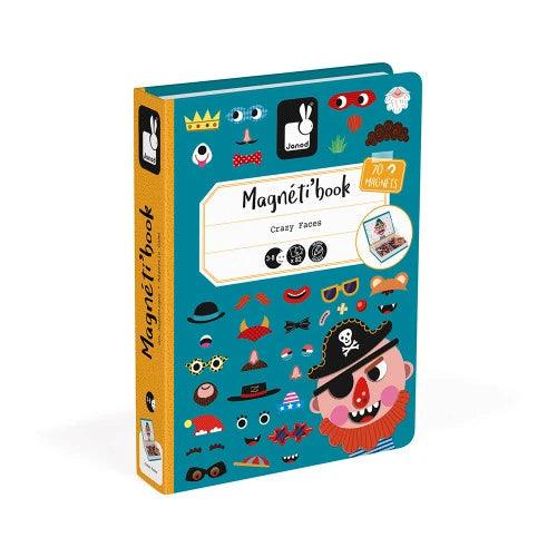 Boy's Crazy Faces Magneti'book - TheToysRoom