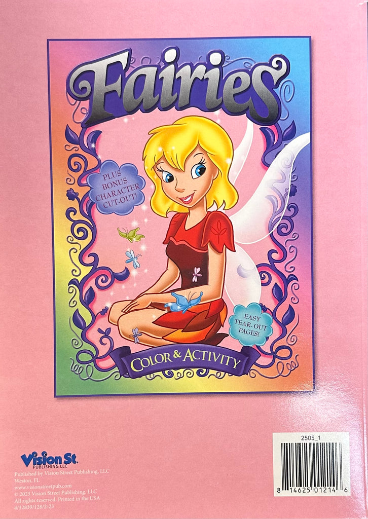 Fairies Jumbo Color and Activity Book - TheToysRoom