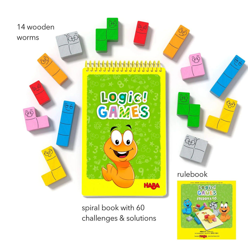Logic! GAMES: Happy Worms - TheToysRoom