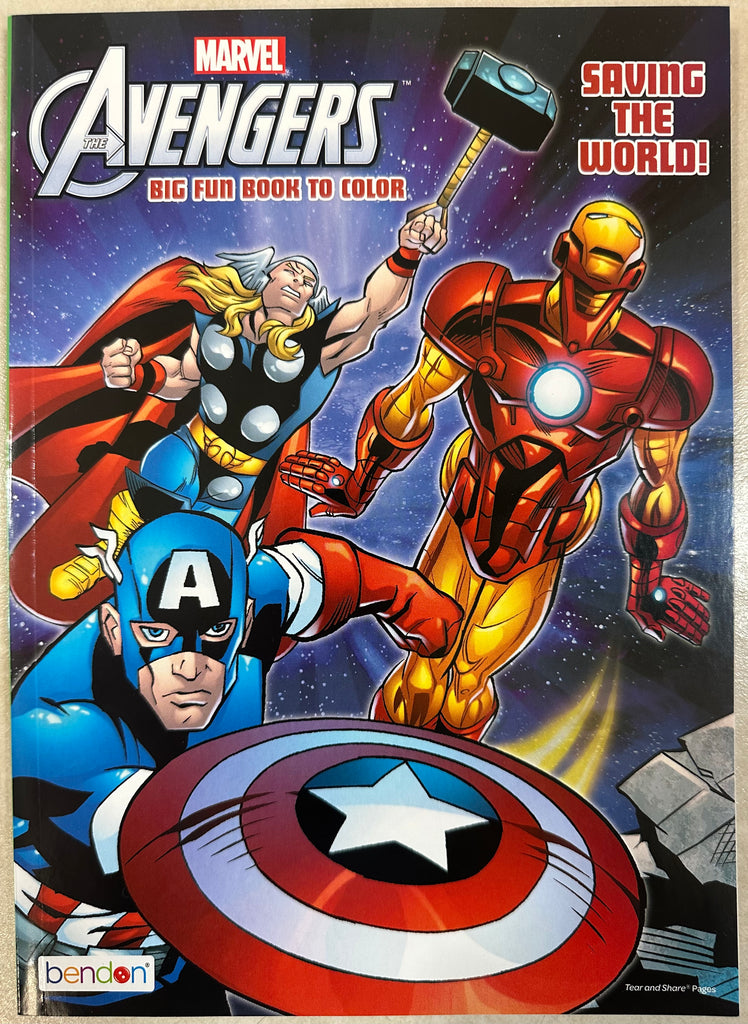 Marvel Avengers Big Fun Book to Color - TheToysRoom