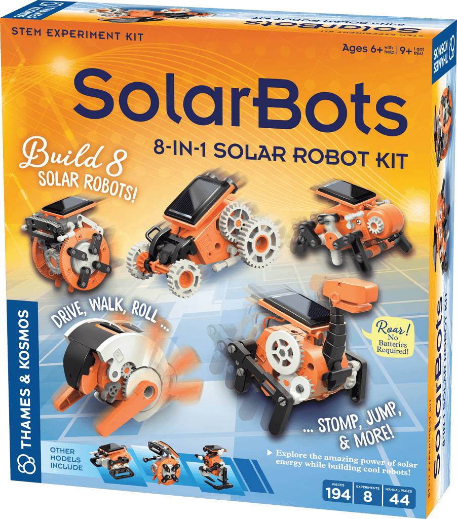SolarBots: 8-in-1 Solar Robot Kit - TheToysRoom