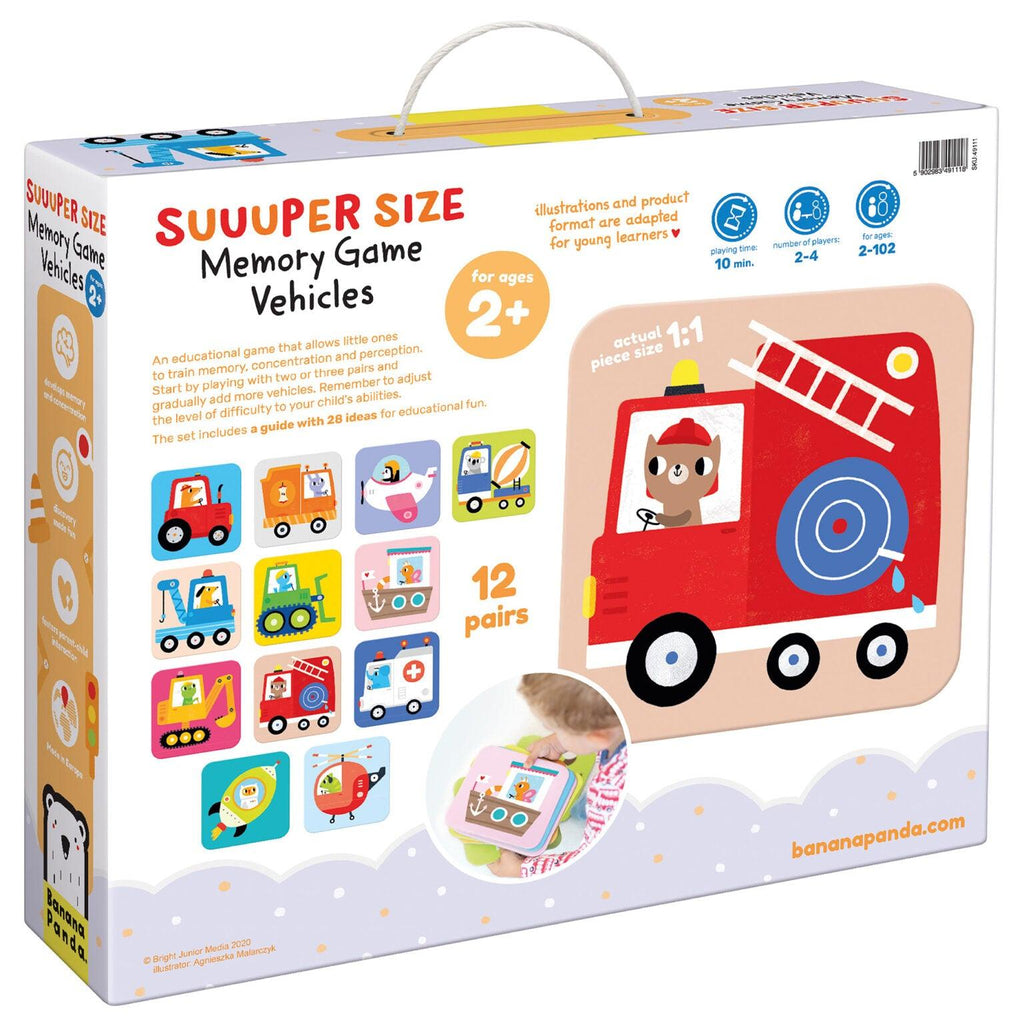 Suuuper Size Memory Game Vehicles - TheToysRoom