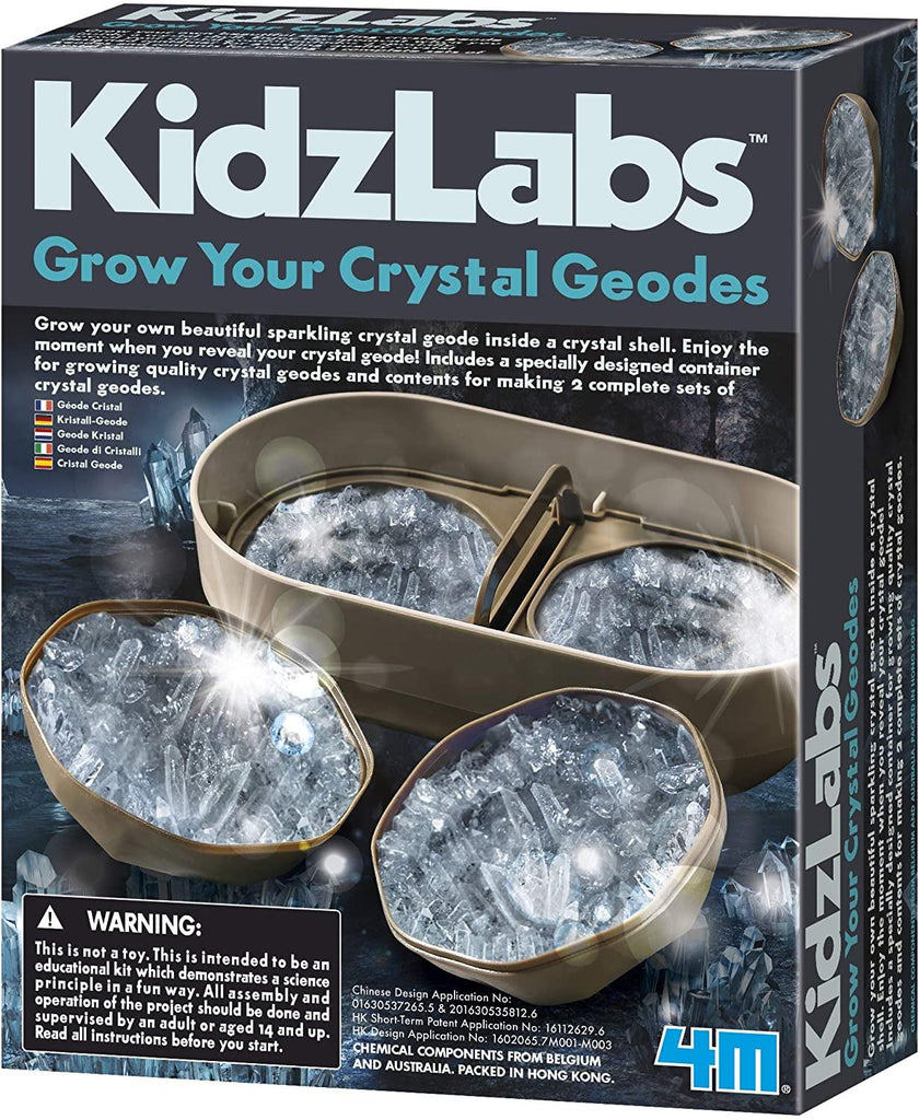 4M KidzLabs Crystal Geodes Growing Kit - TheToysRoom