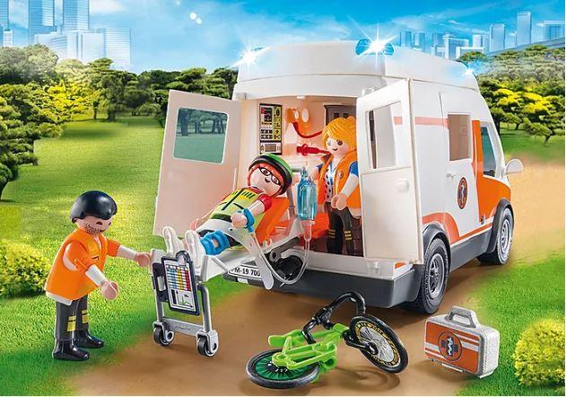 Ambulance with Flashing Lights - TheToysRoom