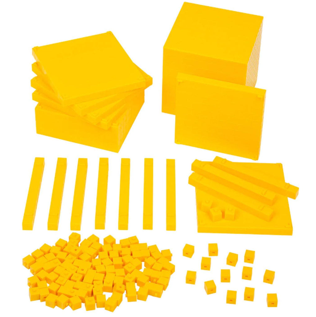 Base Ten Blocks Math Kit with Activity Cards – TheToysRoom