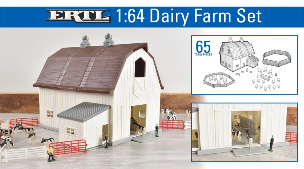 ERTL 1:64 Scale Dairy Farm Set - TheToysRoom