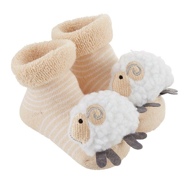Lamb Rattle Socks 3-12 months - TheToysRoom