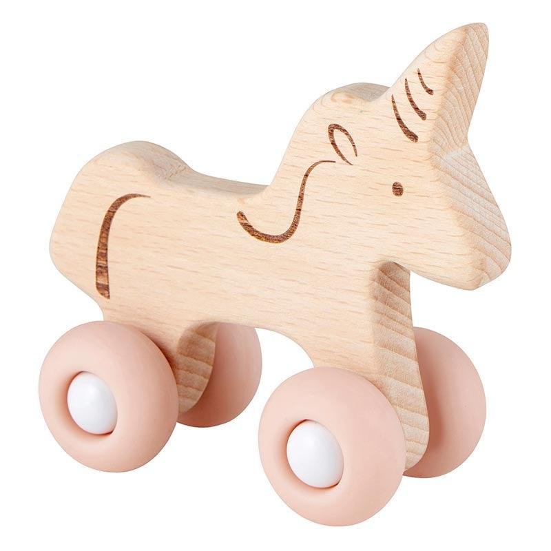 Silicone Wood Toy - Unicorn - TheToysRoom