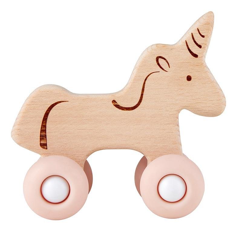 Silicone Wood Toy - Unicorn - TheToysRoom